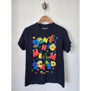 Don't Hug Me I'm Scared black multicolor short sleeve T-shirt M